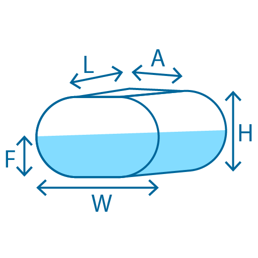 Horizontal Oval tank