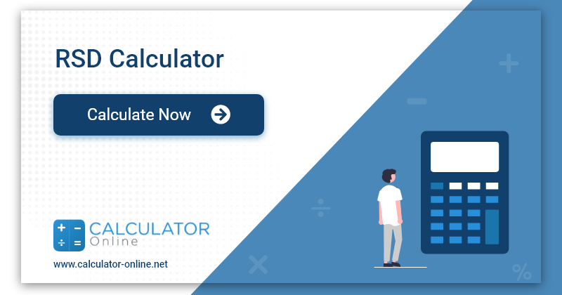 RSD Calculator Calculate Relative Standard Deviation